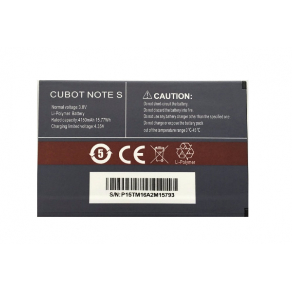 Батарея CUBOT Note S [Original PRC]